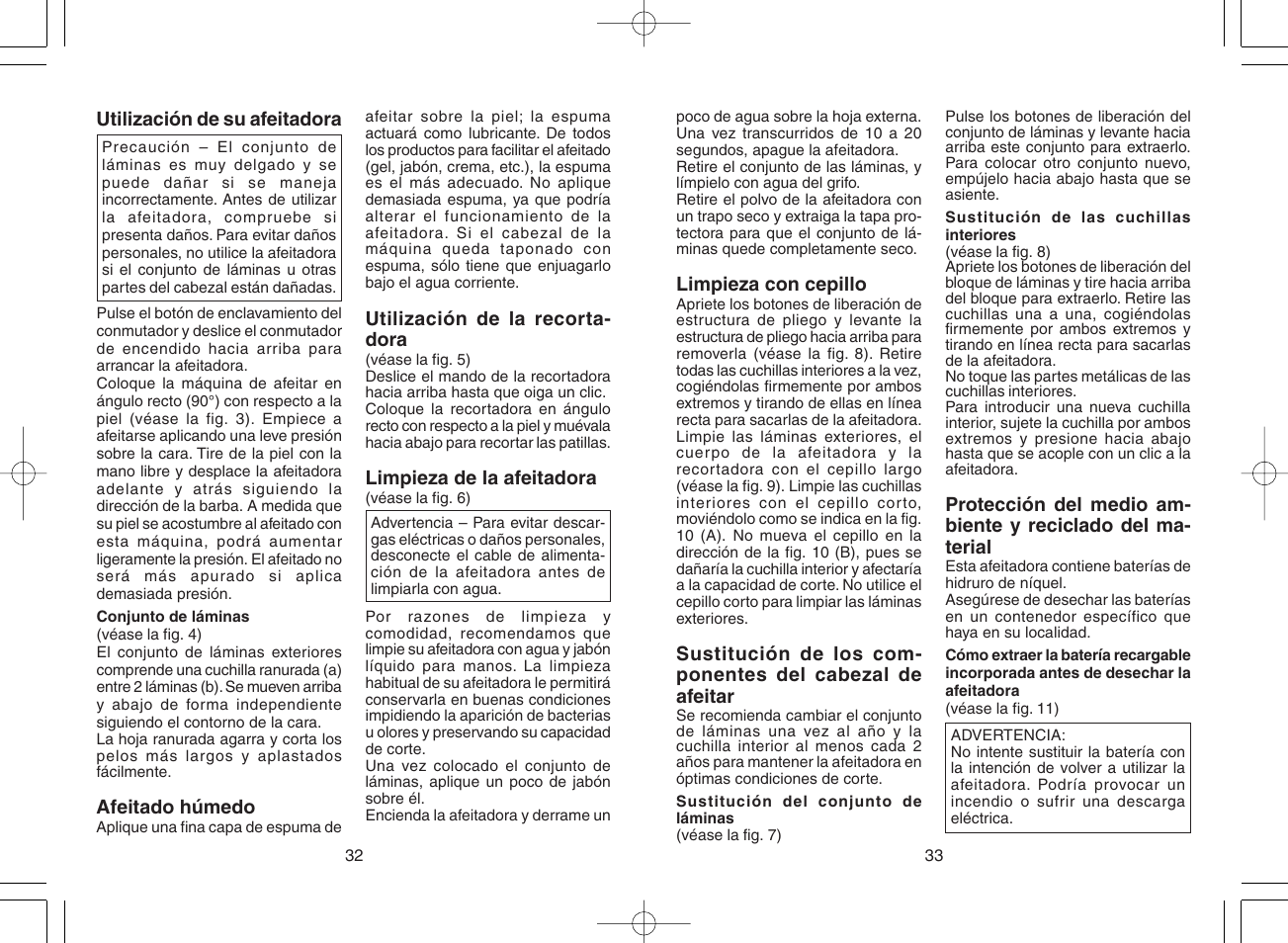 Panasonic ES6003 User Manual | Page 17 / 50