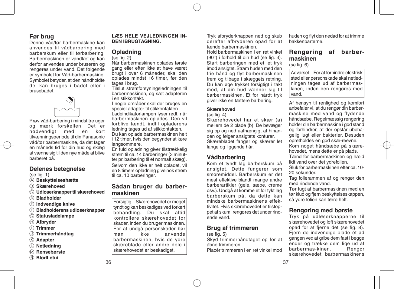 Panasonic ES6003 User Manual | Page 19 / 50