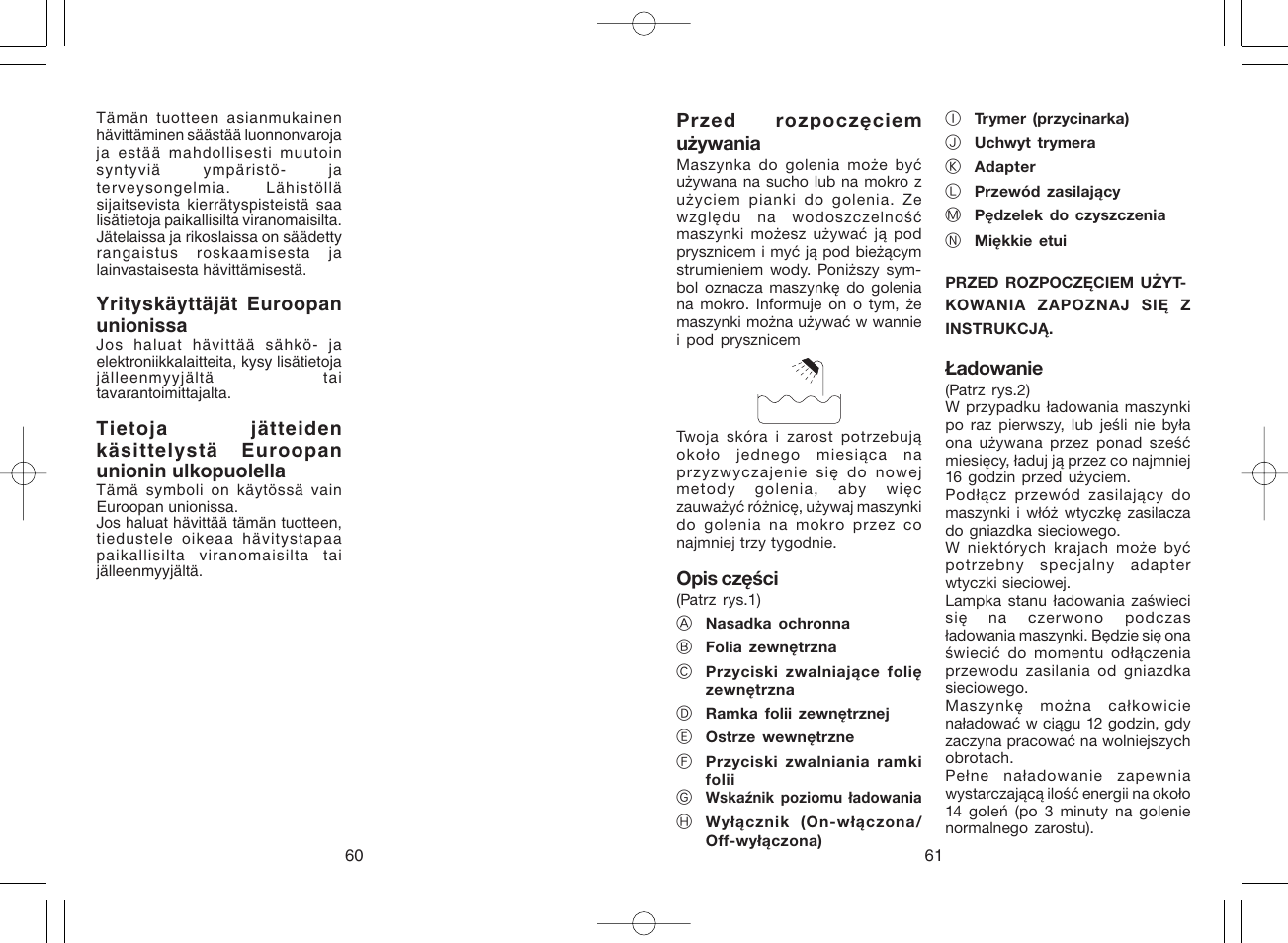 Panasonic ES6003 User Manual | Page 31 / 50