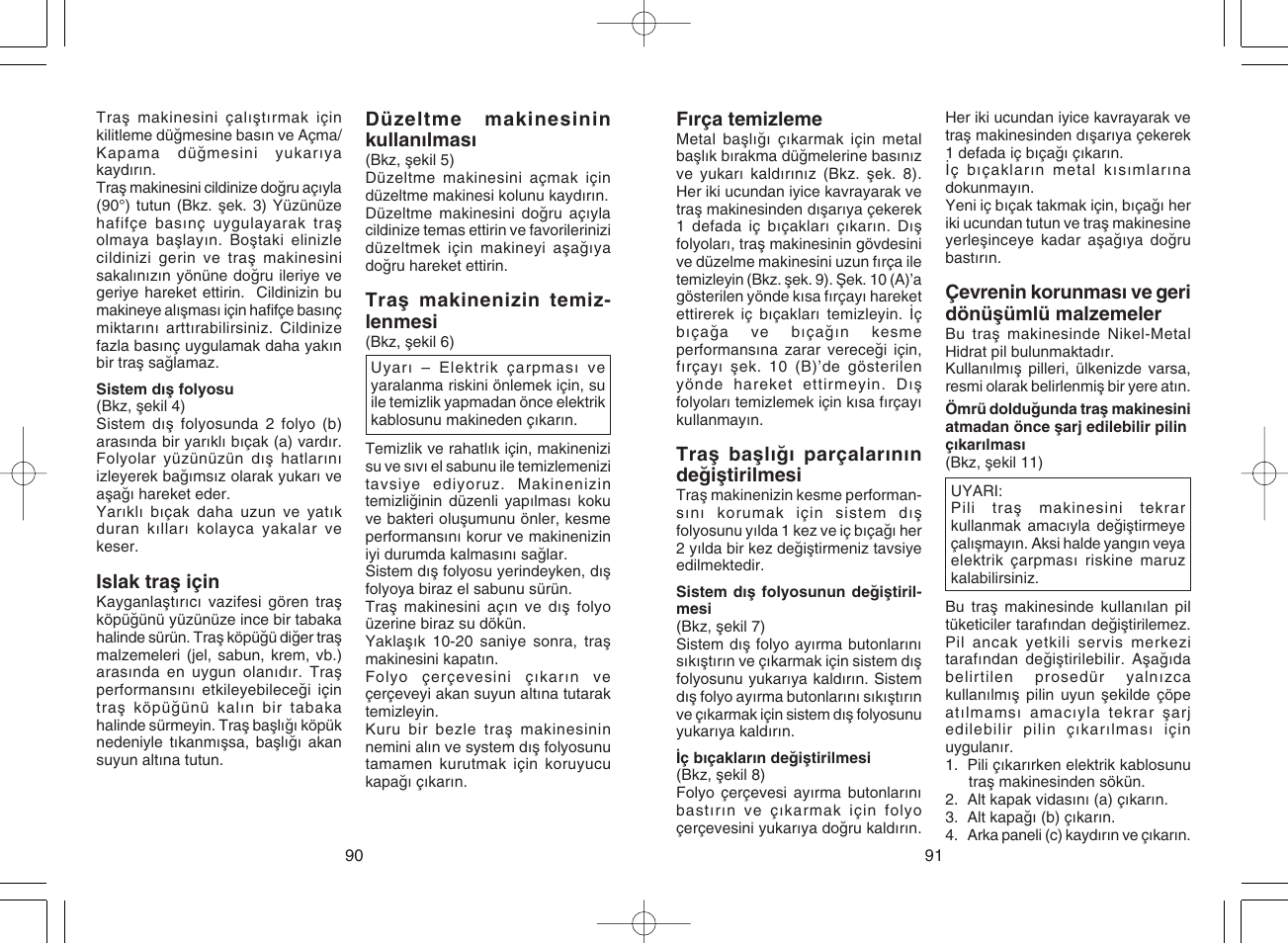Panasonic ES6003 User Manual | Page 46 / 50