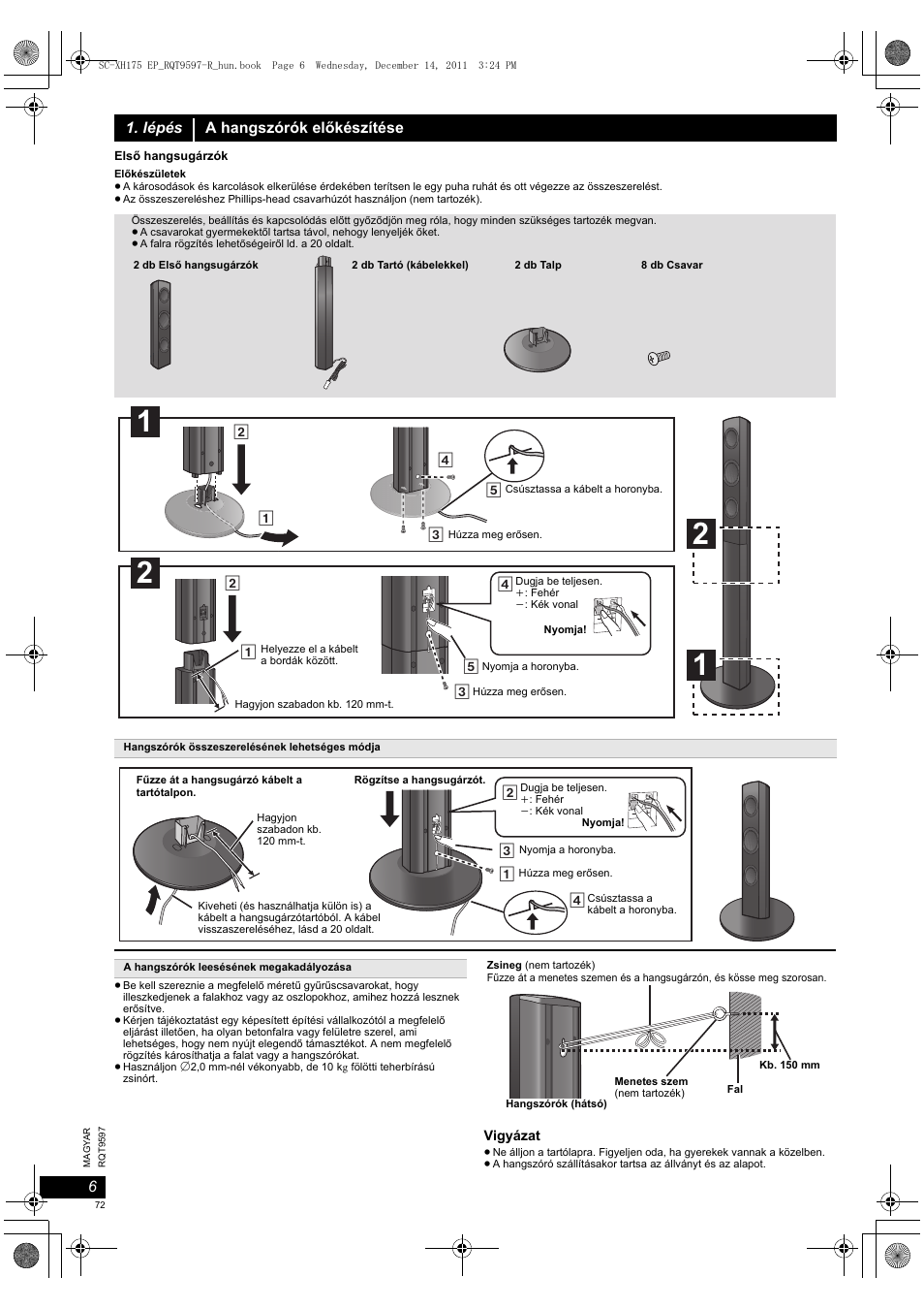 Panasonic SCXH175EP User Manual | Page 72 / 94
