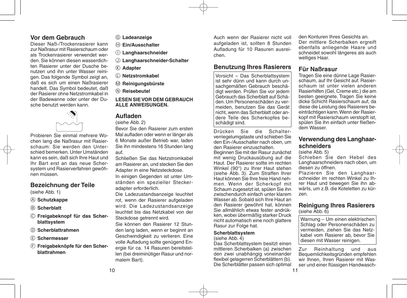 Panasonic ES6003E8 User Manual | Page 6 / 50