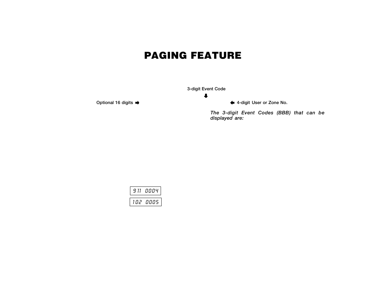 Paging feature | ADT Security Services Safewatch Pro 2000 User Manual | Page 24 / 48
