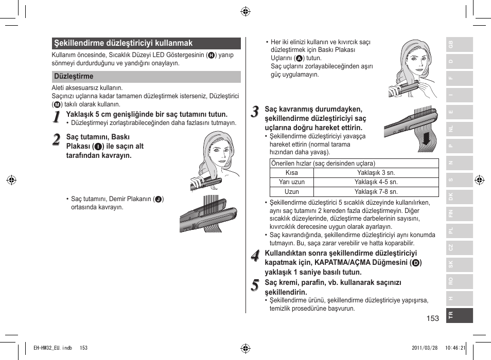 Panasonic EHHW32 User Manual | Page 153 / 158