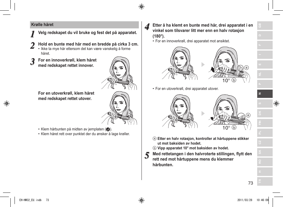 Panasonic EHHW32 User Manual | Page 73 / 158