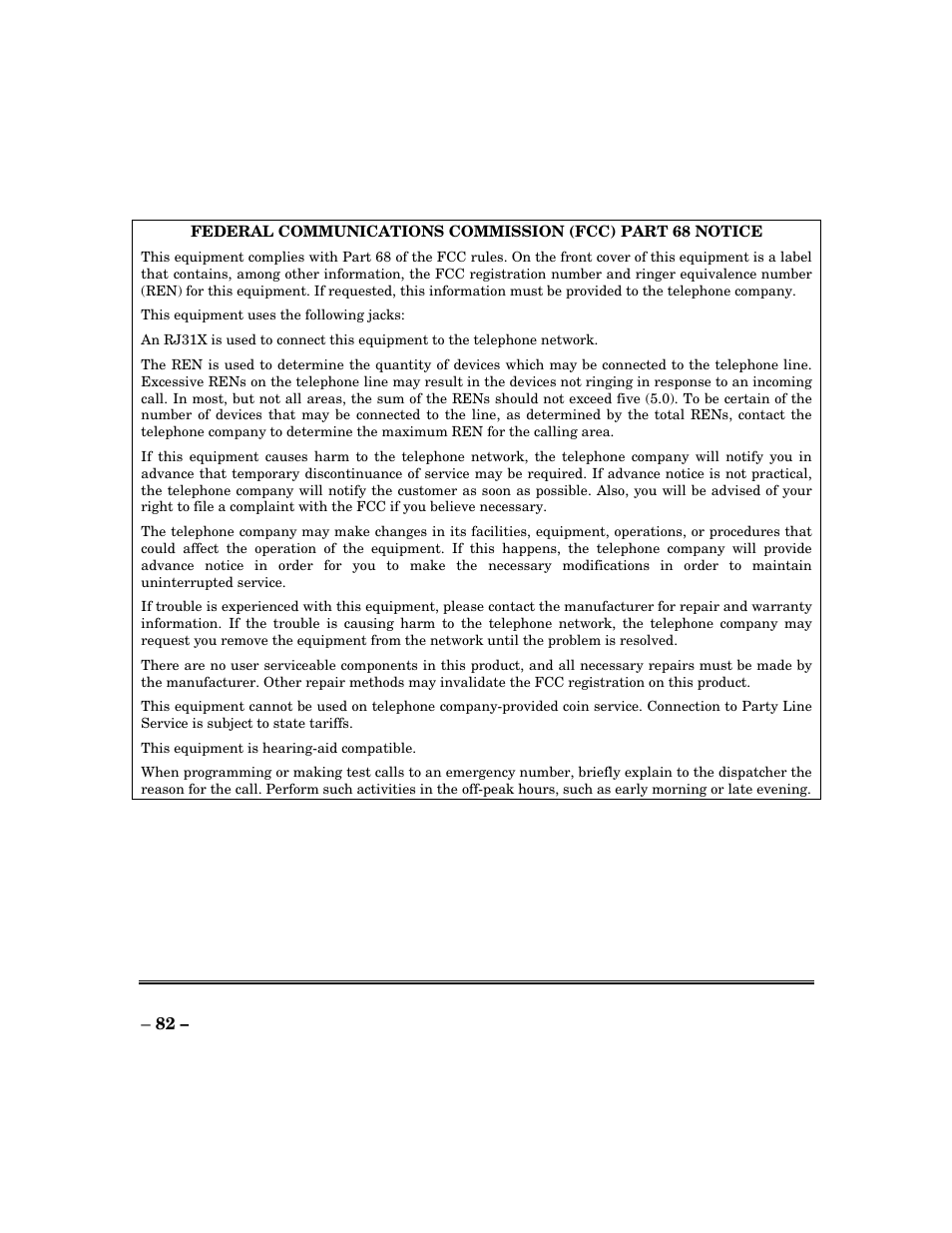 ADT Security Services Focus 200 Plus User Manual | Page 82 / 88