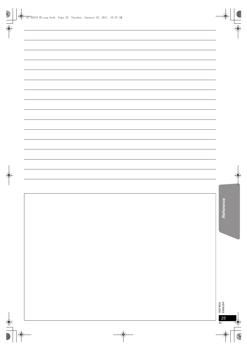 Panasonic SCXH155EP User Manual | Page 25 / 90