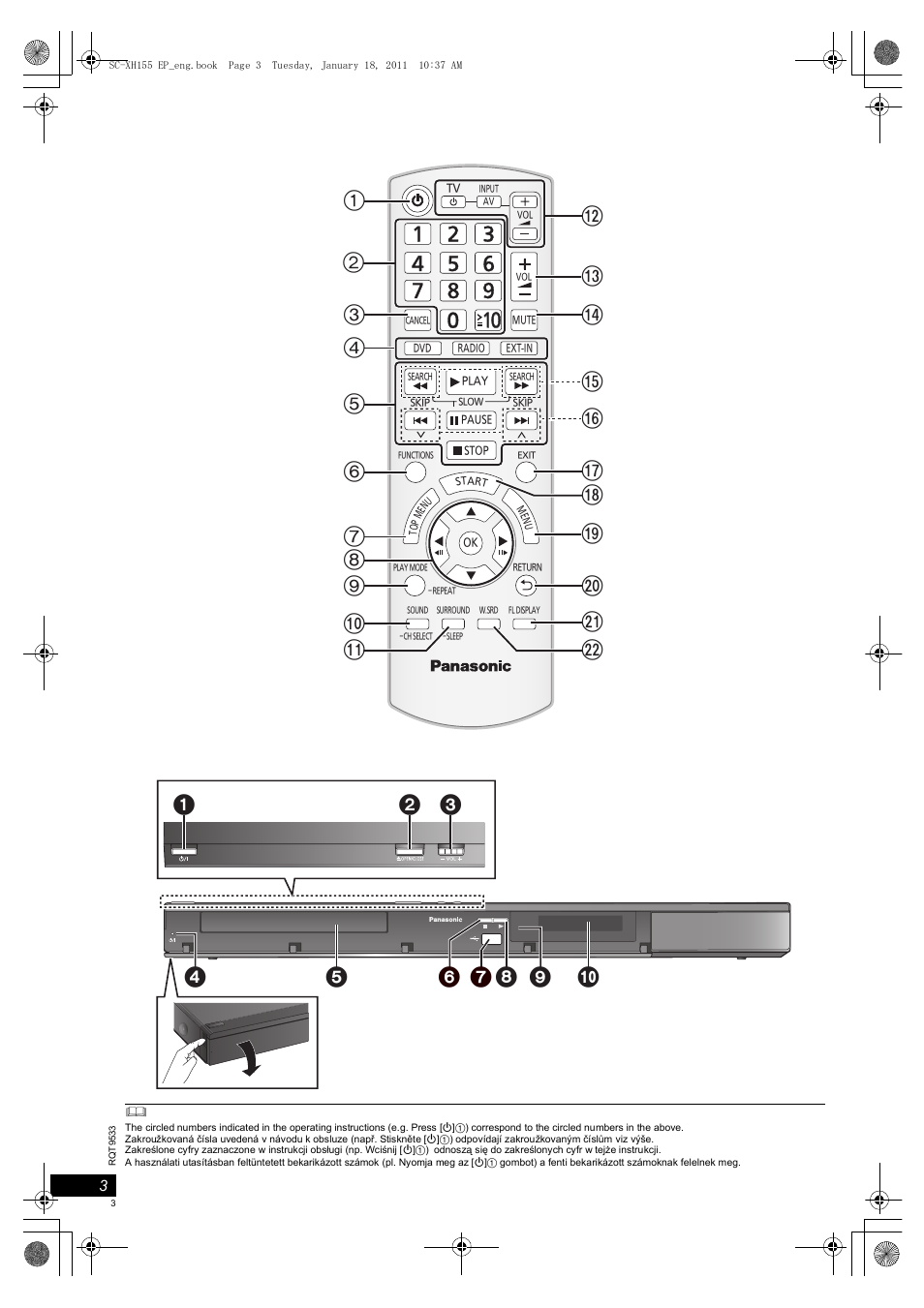 Panasonic SCXH155EP User Manual | Page 3 / 90