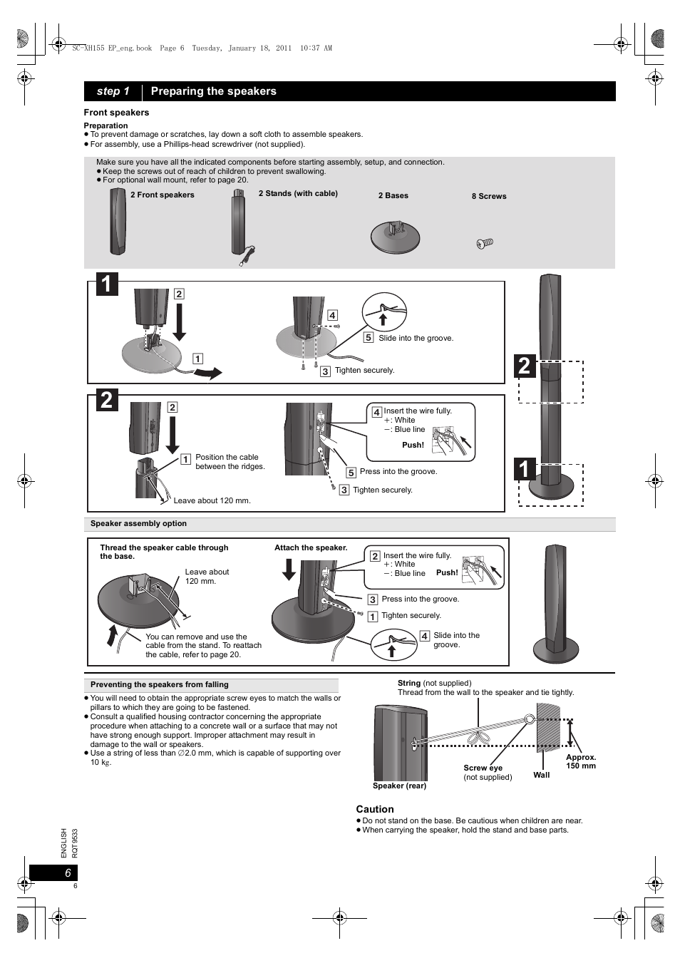 Panasonic SCXH155EP User Manual | Page 6 / 90