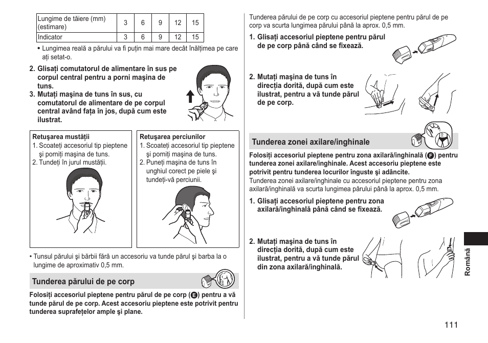 Panasonic ERGY10 User Manual | Page 111 / 124