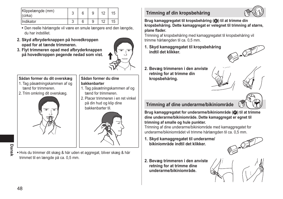 Panasonic ERGY10 User Manual | Page 48 / 124