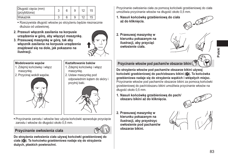 Panasonic ERGY10 User Manual | Page 83 / 124