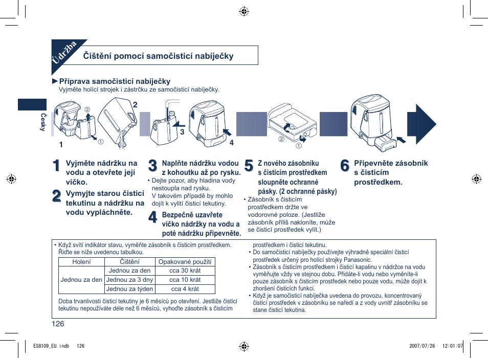 Panasonic ES8109 User Manual | Page 126 / 196