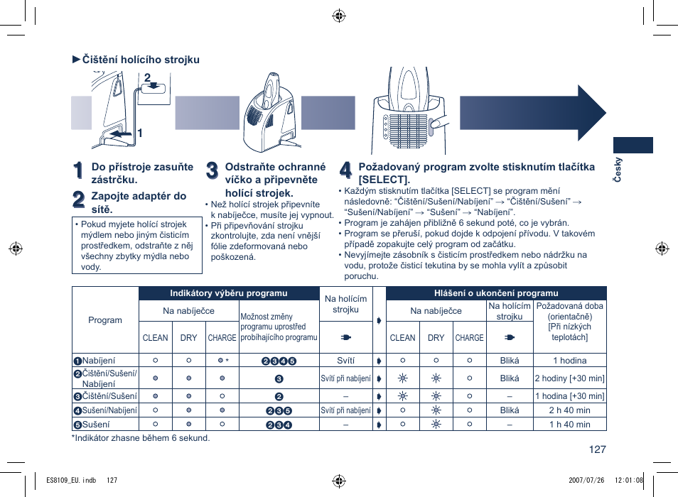 Panasonic ES8109 User Manual | Page 127 / 196