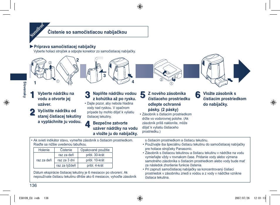 Panasonic ES8109 User Manual | Page 136 / 196