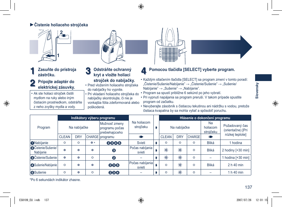 Panasonic ES8109 User Manual | Page 137 / 196