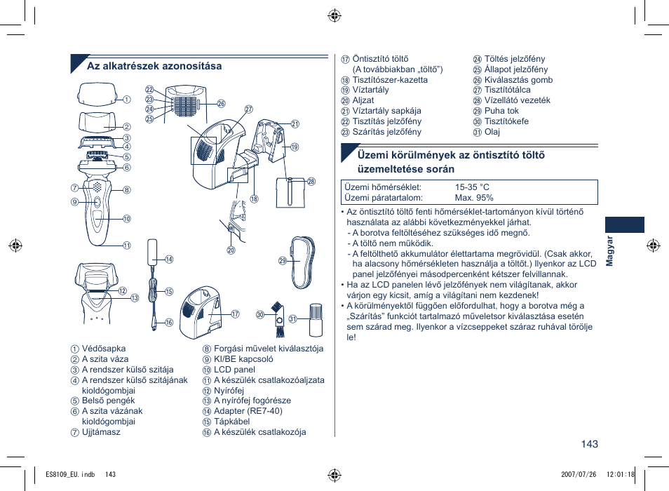 Panasonic ES8109 User Manual | Page 143 / 196