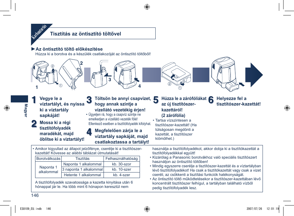 Panasonic ES8109 User Manual | Page 146 / 196