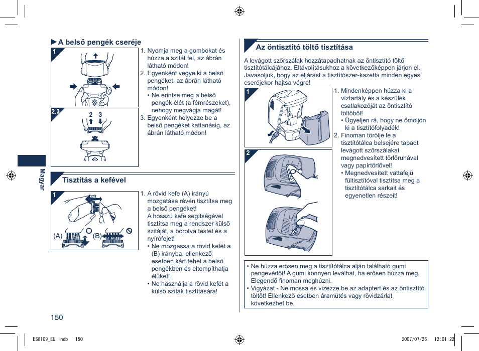 Panasonic ES8109 User Manual | Page 150 / 196