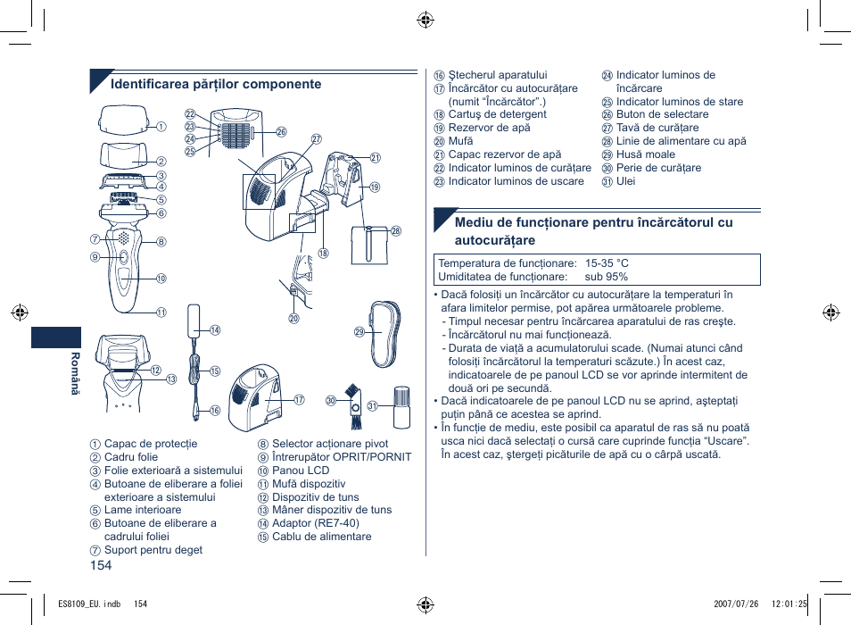 Panasonic ES8109 User Manual | Page 154 / 196