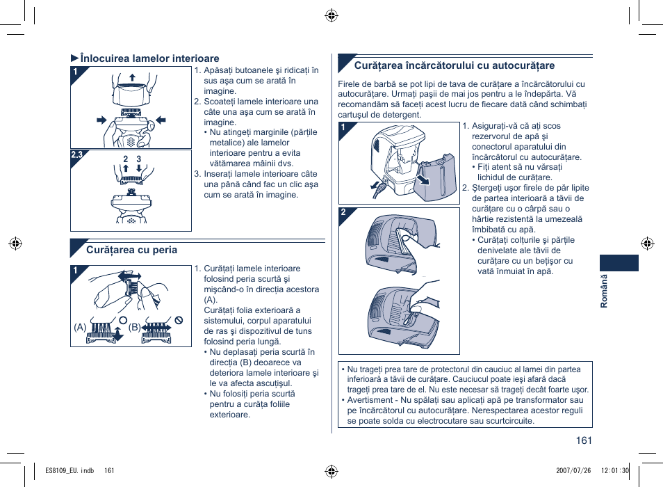 Panasonic ES8109 User Manual | Page 161 / 196