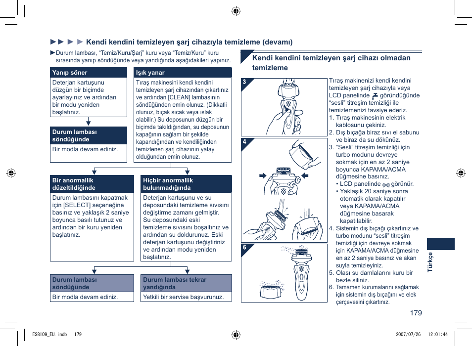 Panasonic ES8109 User Manual | Page 179 / 196