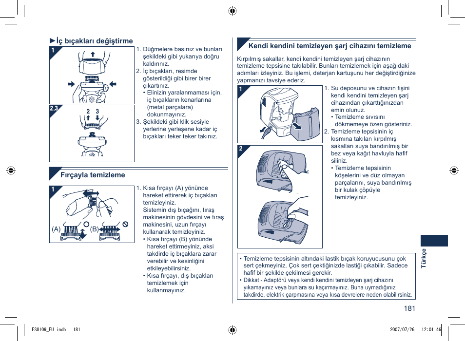 Panasonic ES8109 User Manual | Page 181 / 196