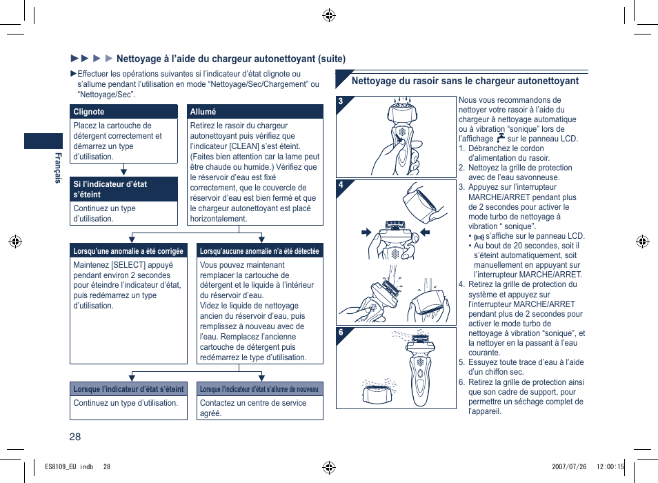 Panasonic ES8109 User Manual | Page 28 / 196