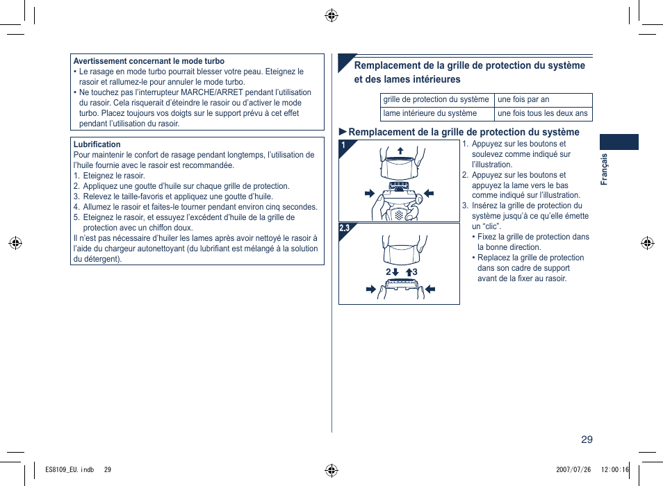 Panasonic ES8109 User Manual | Page 29 / 196