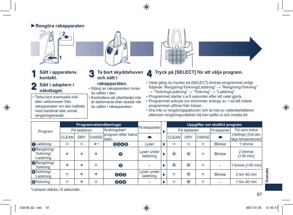 Panasonic ES8109 User Manual | Page 97 / 196