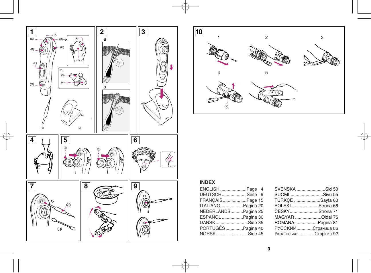 Panasonic EH2511 User Manual | Page 2 / 49