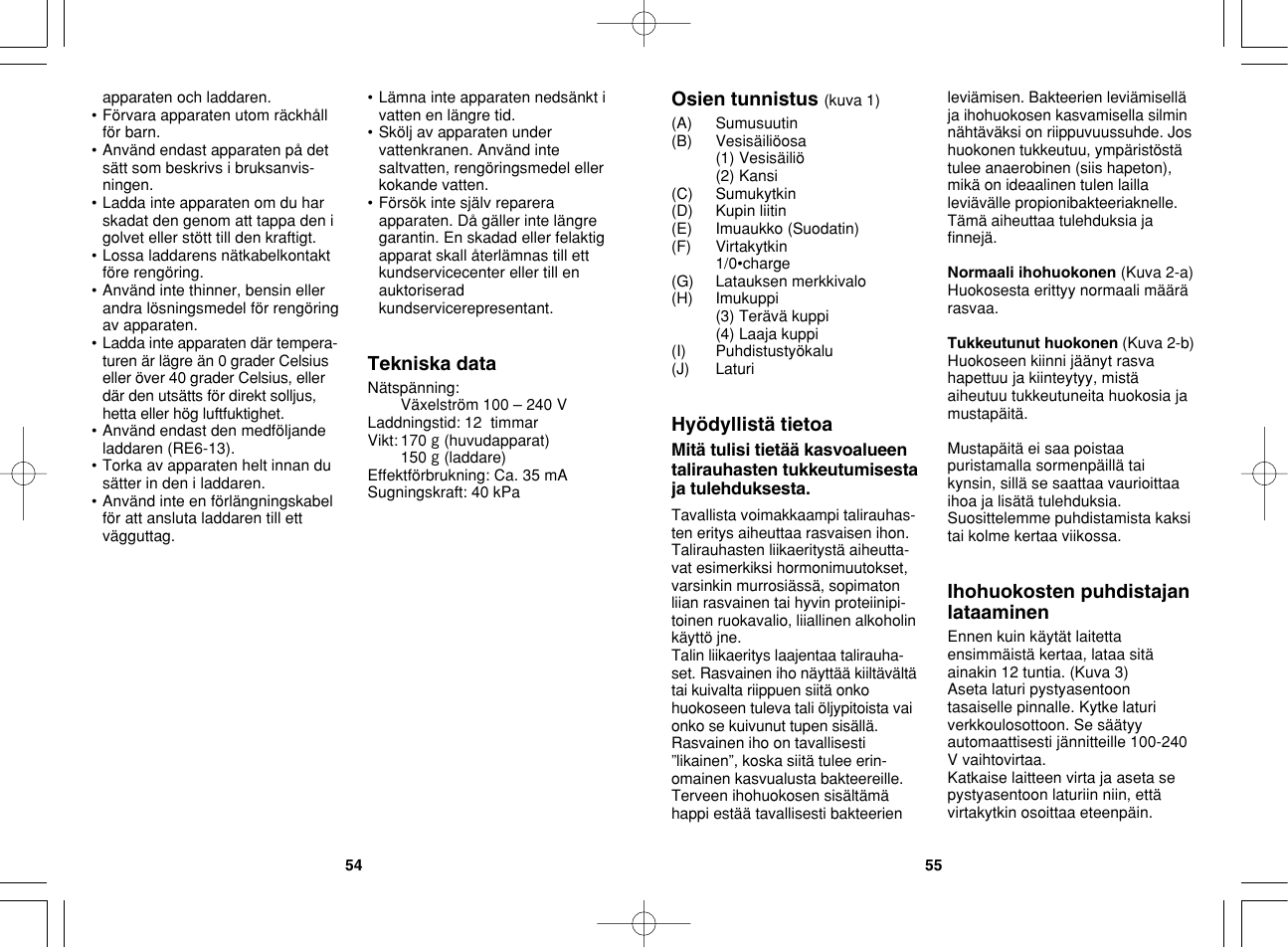 Panasonic EH2511 User Manual | Page 28 / 49