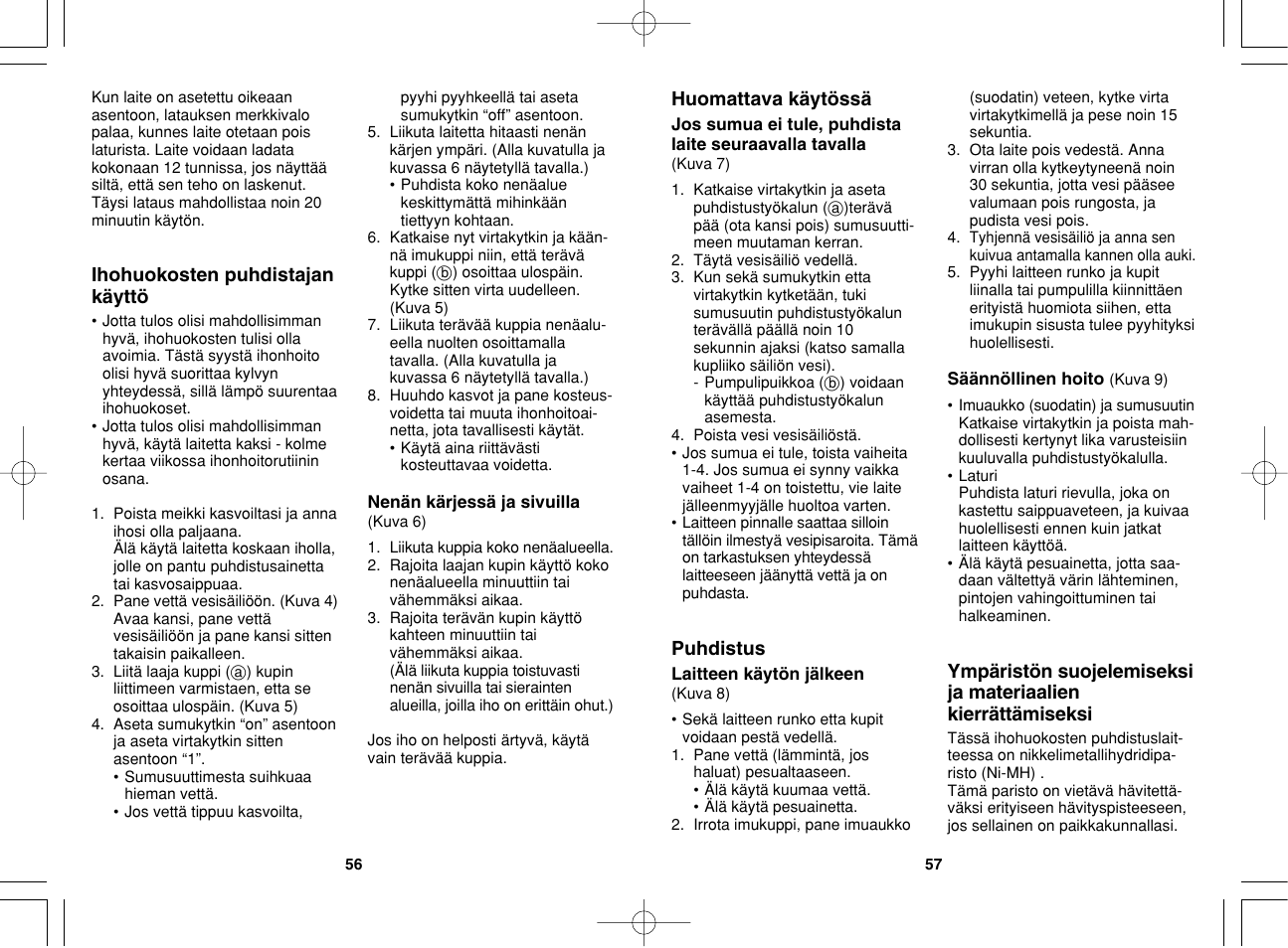 Panasonic EH2511 User Manual | Page 29 / 49