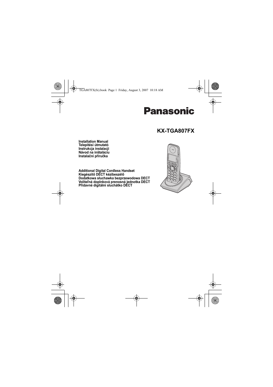 Panasonic KXTGA807FX User Manual | 36 pages