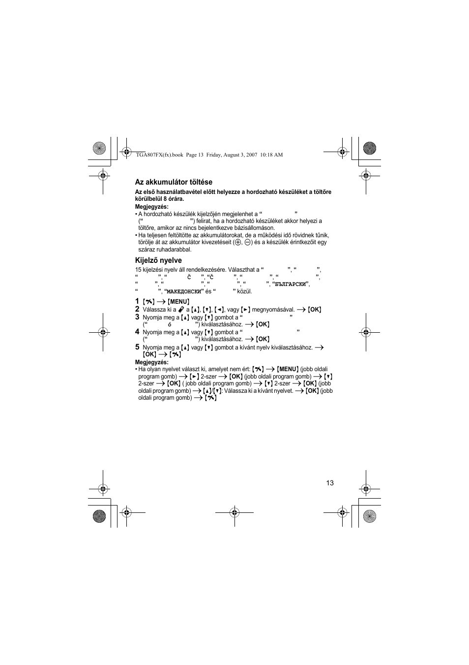 Panasonic KXTGA807FX User Manual | Page 13 / 36