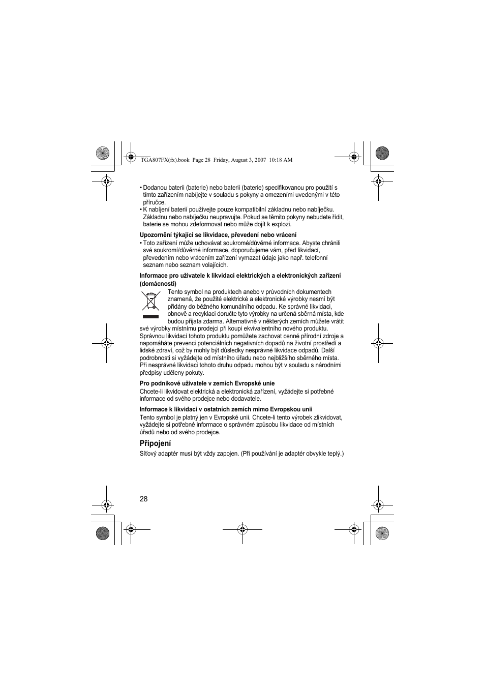 Panasonic KXTGA807FX User Manual | Page 28 / 36