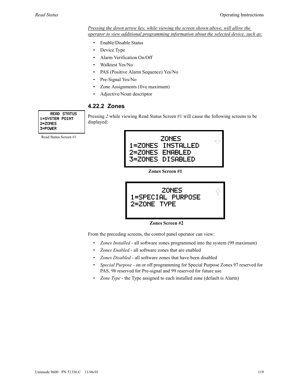 ADT Security Services Unimode 9600 User Manual | Page 119 / 148