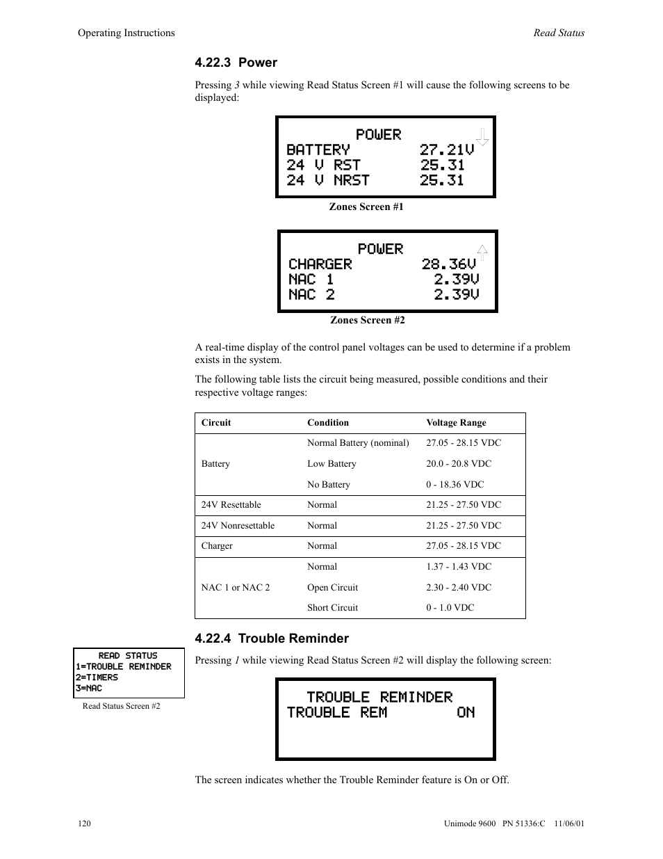ADT Security Services Unimode 9600 User Manual | Page 120 / 148