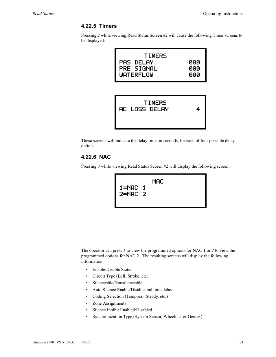 ADT Security Services Unimode 9600 User Manual | Page 121 / 148