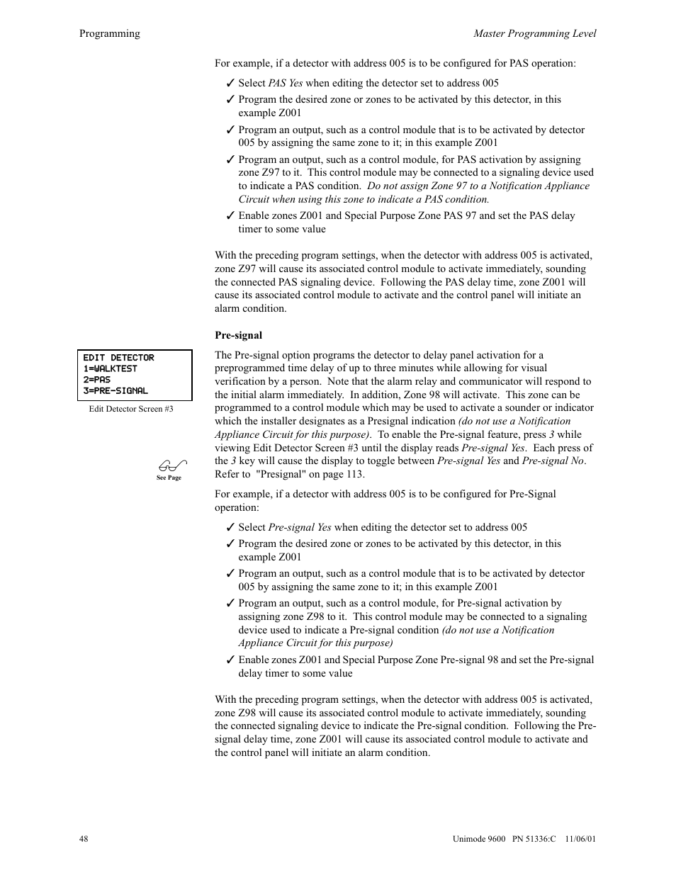 ADT Security Services Unimode 9600 User Manual | Page 48 / 148