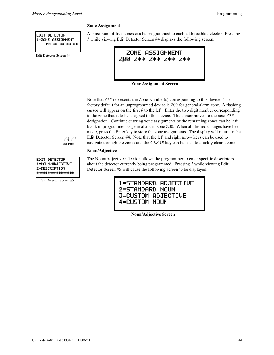 ADT Security Services Unimode 9600 User Manual | Page 49 / 148