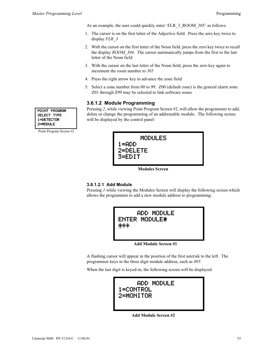 ADT Security Services Unimode 9600 User Manual | Page 53 / 148
