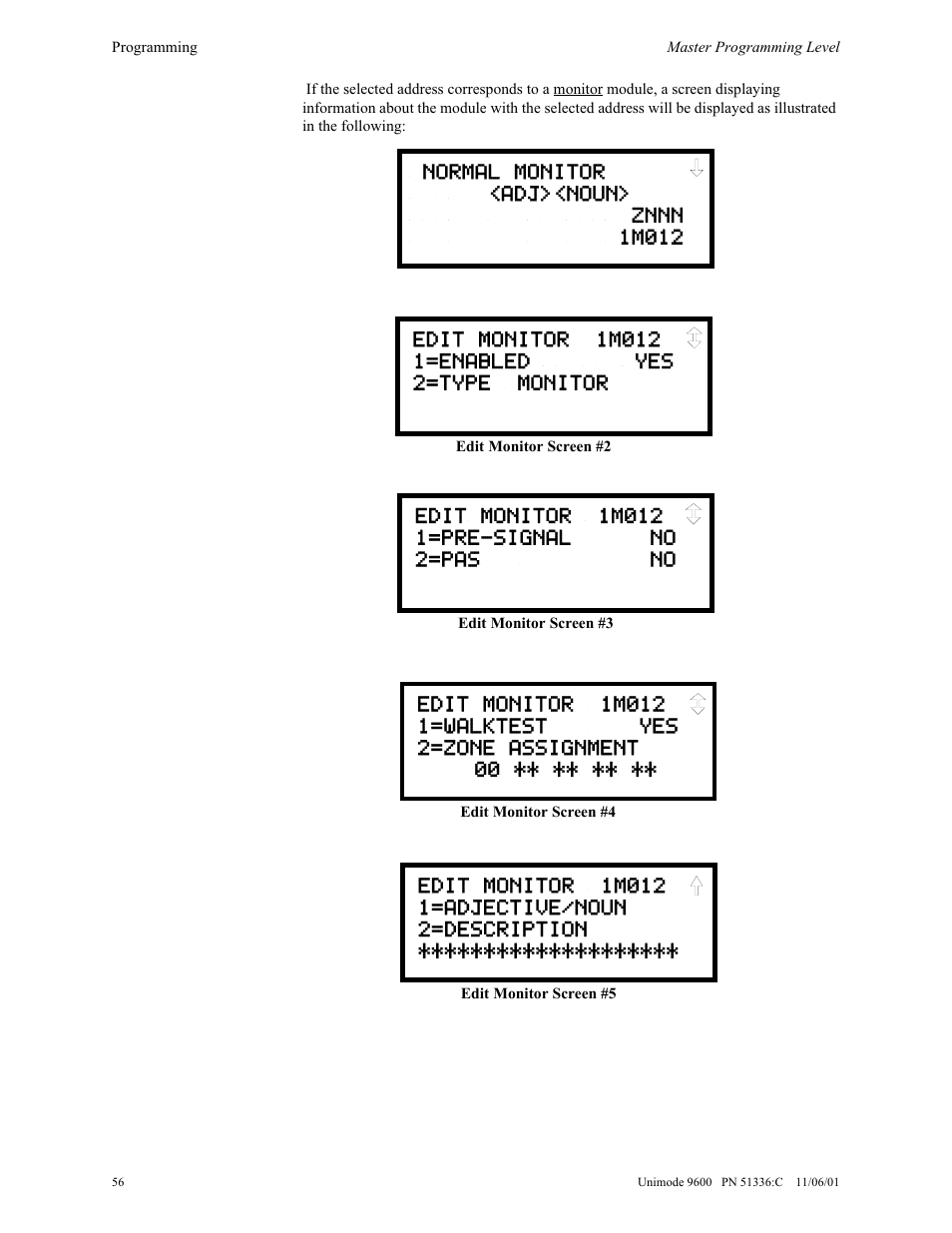 ADT Security Services Unimode 9600 User Manual | Page 56 / 148