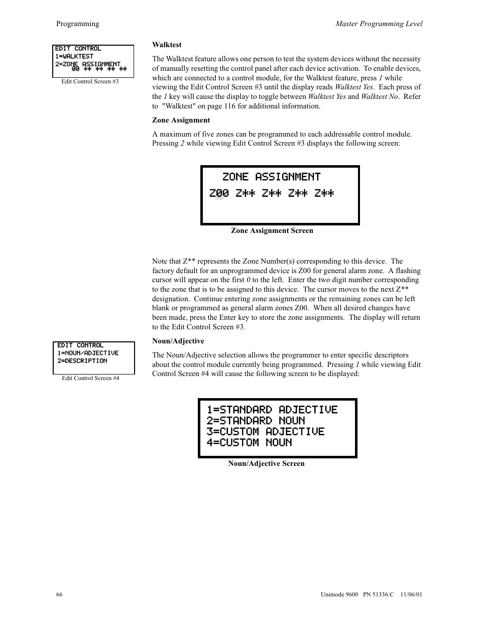 ADT Security Services Unimode 9600 User Manual | Page 66 / 148