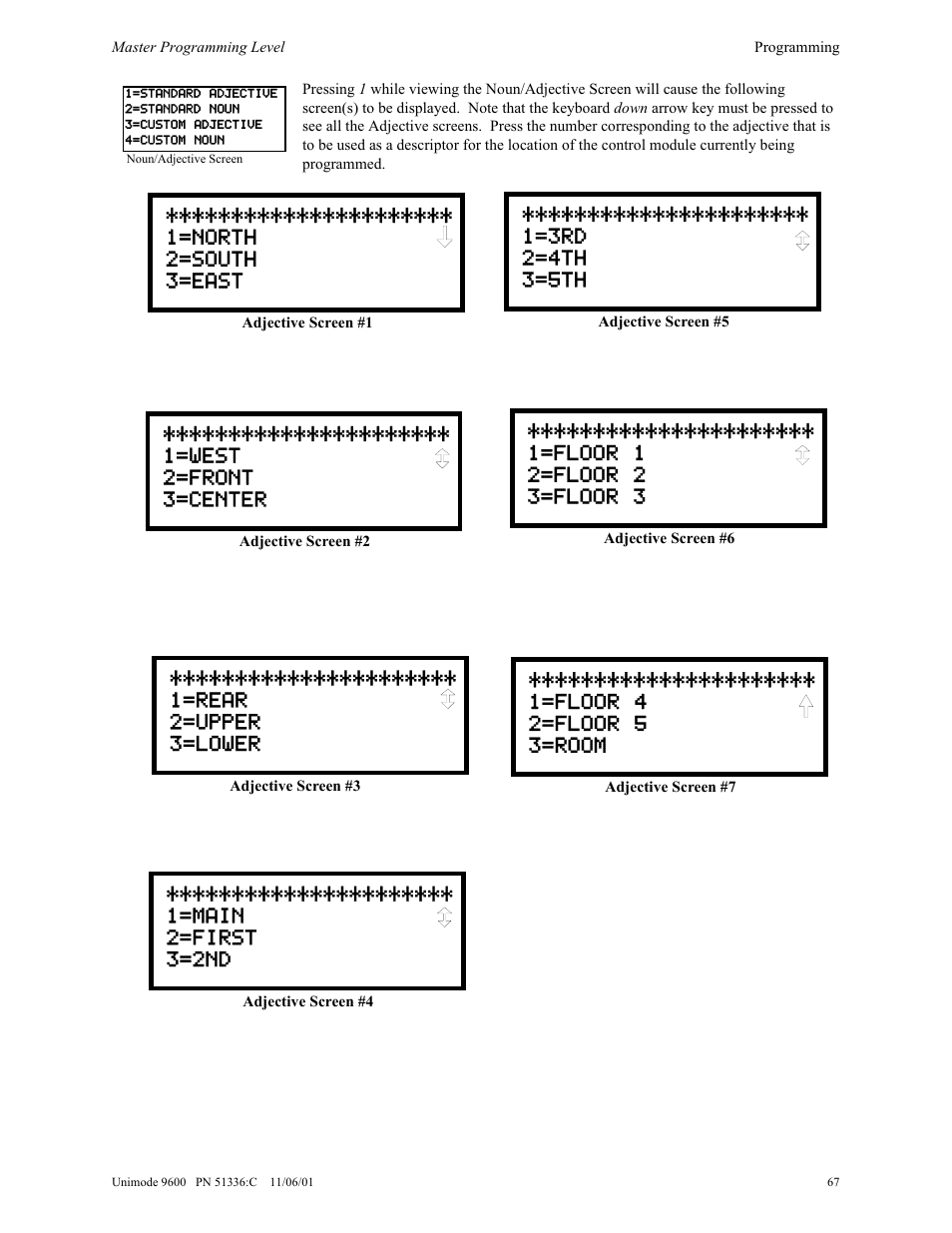 ADT Security Services Unimode 9600 User Manual | Page 67 / 148