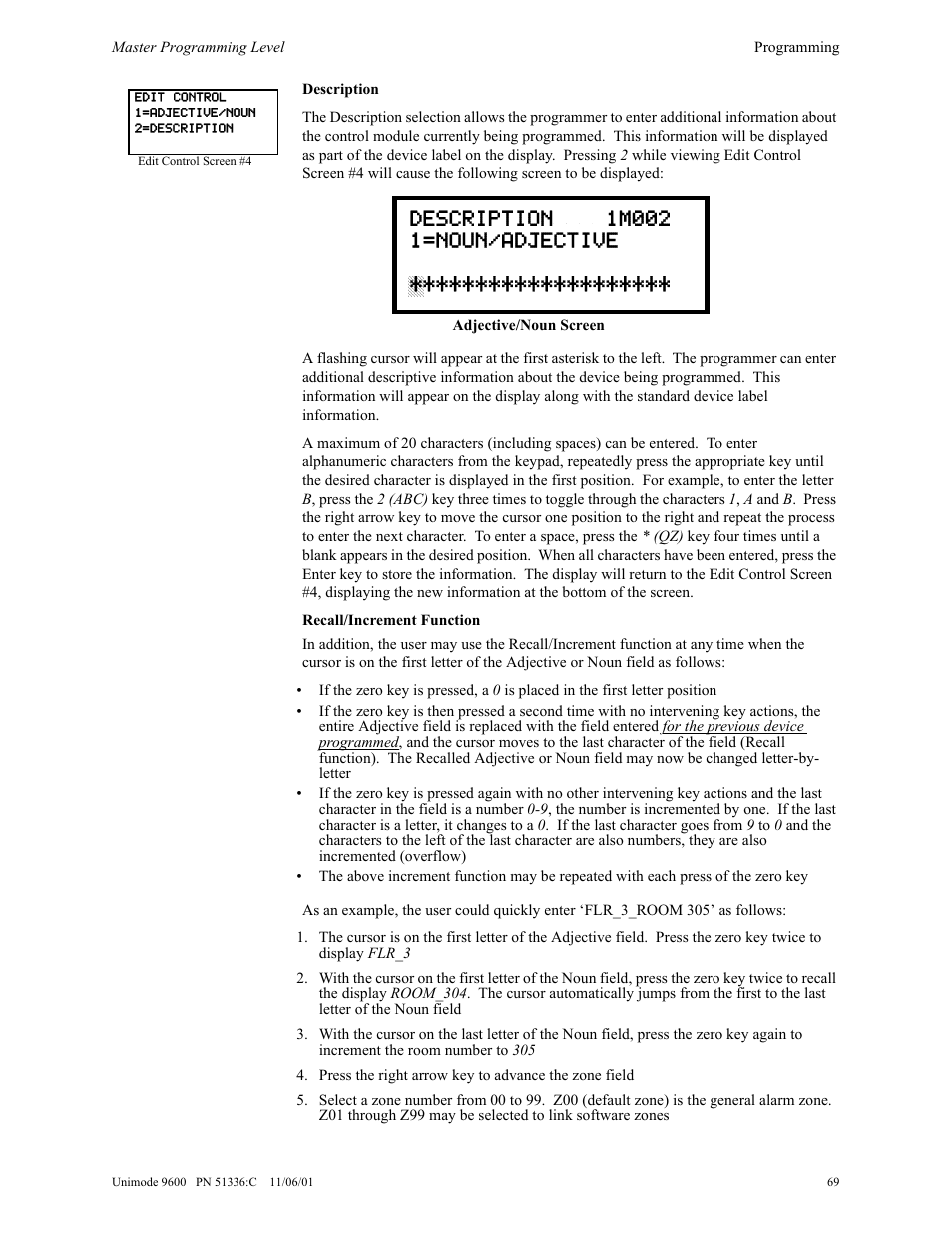 ADT Security Services Unimode 9600 User Manual | Page 69 / 148