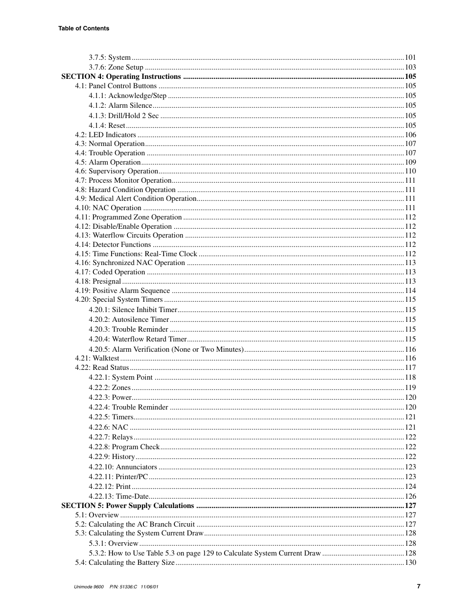 ADT Security Services Unimode 9600 User Manual | Page 7 / 148