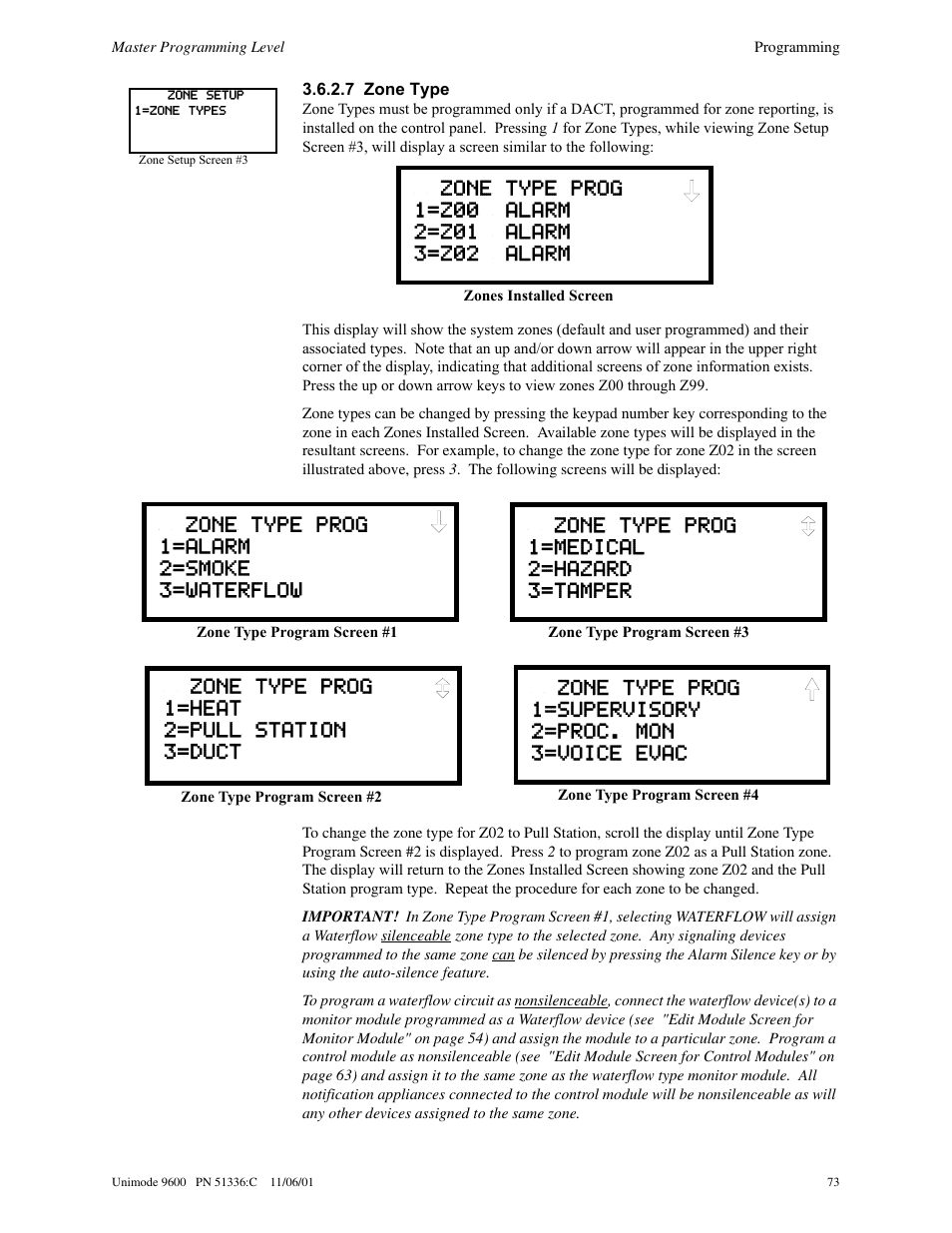 ADT Security Services Unimode 9600 User Manual | Page 73 / 148