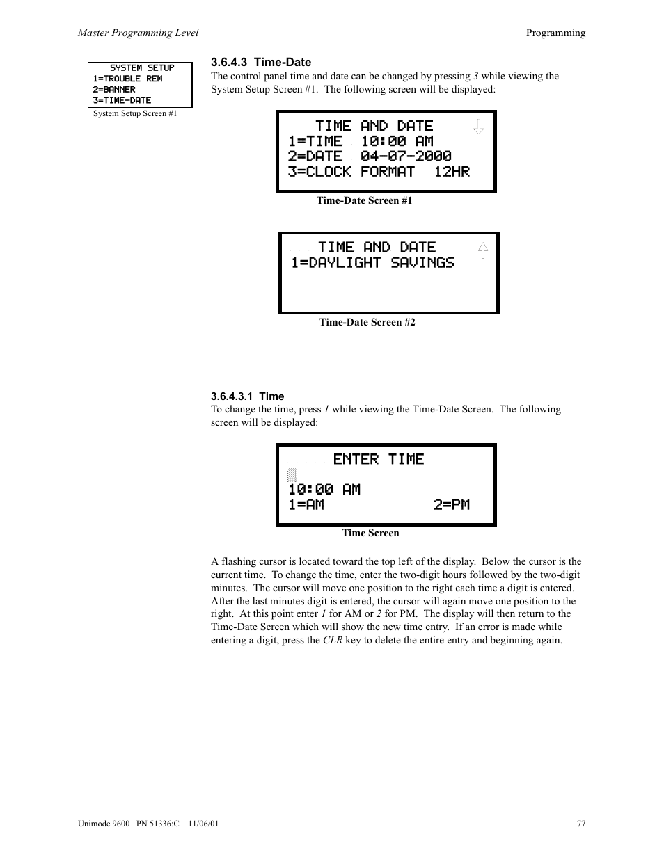ADT Security Services Unimode 9600 User Manual | Page 77 / 148
