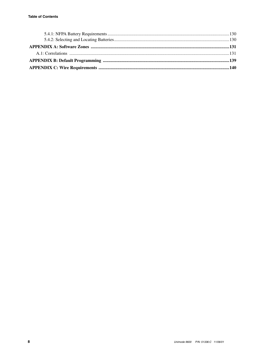 ADT Security Services Unimode 9600 User Manual | Page 8 / 148